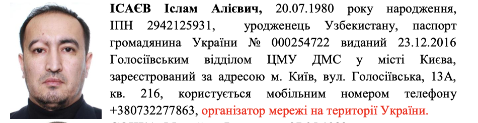 Исаев Ислам Алиевич 20/07/21980