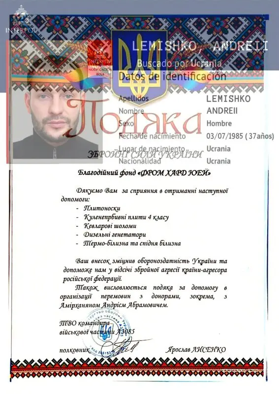 Amirkhanyan Andrey(ii) Abramovich (PARKHOMENKO)