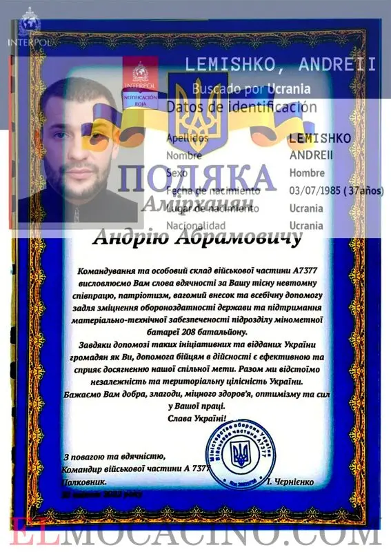 Amirkhanyan Andrey(ii) Abramovich (PARKHOMENKO)