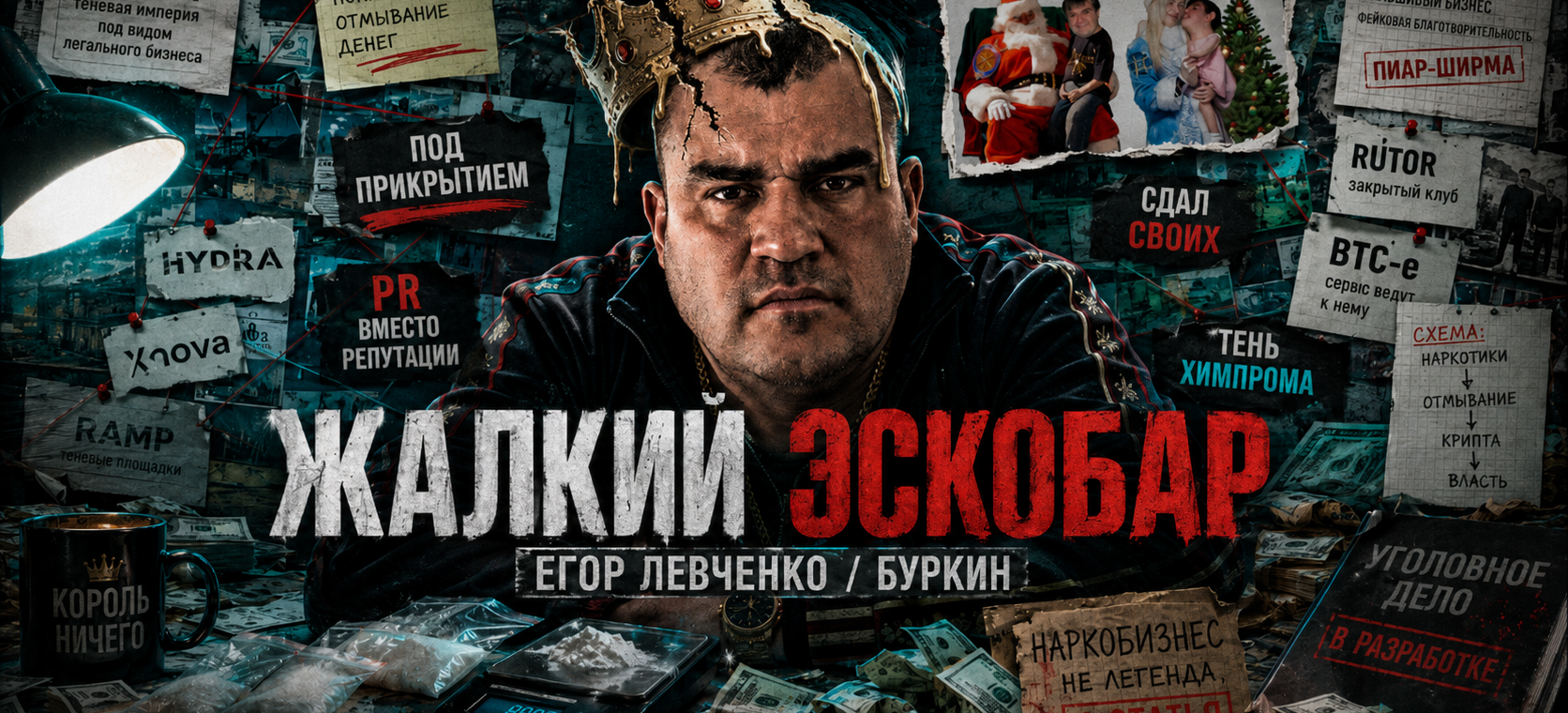 Жалкий Эскобар на службе у теней: как Егор Левченко, он же Буркин, пытался выдать наркобизнес за легенду
