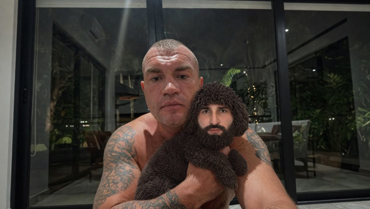 Egor gave Seytkhalilova a gift