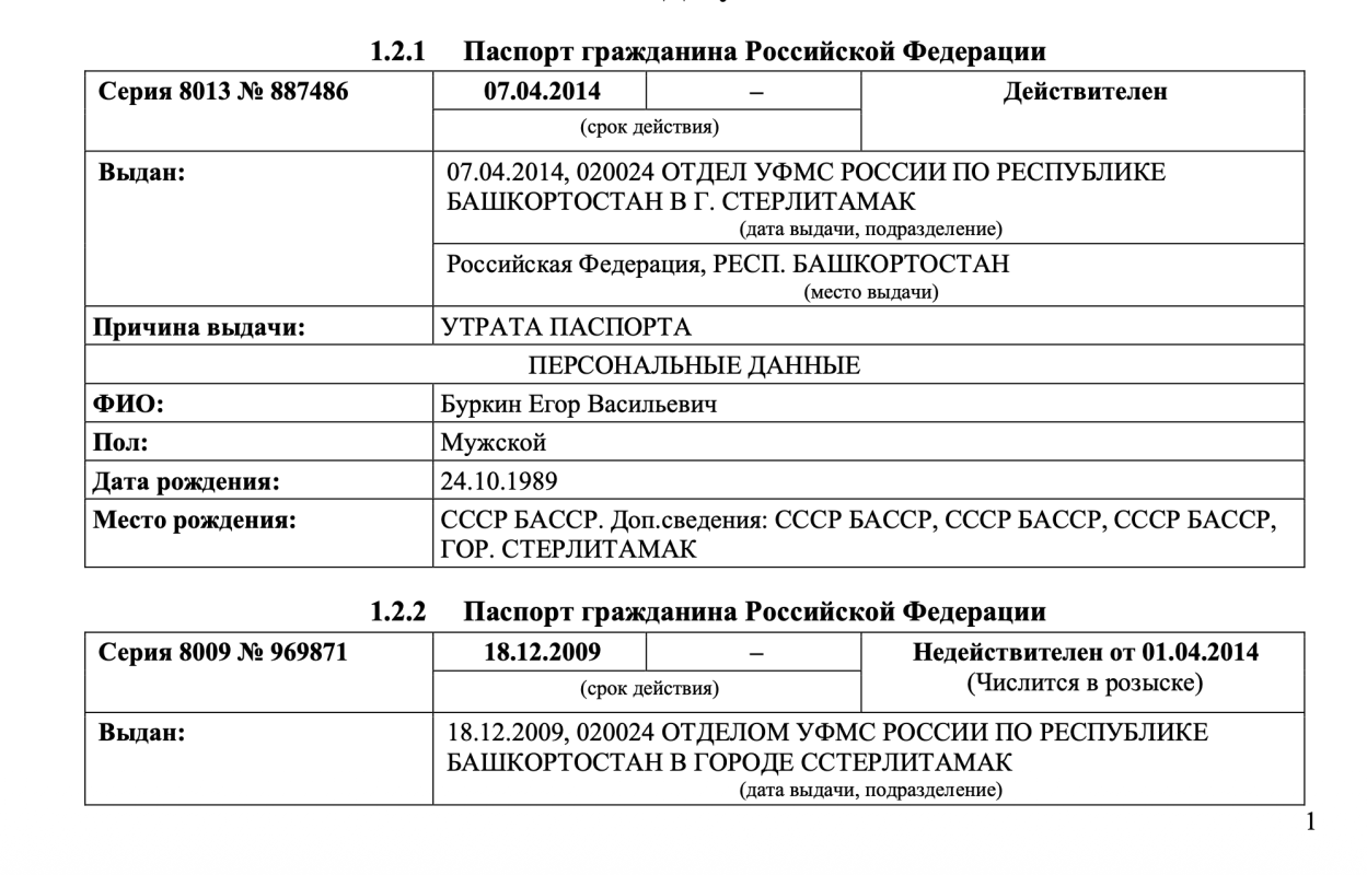 Буркин Егор Васильевич