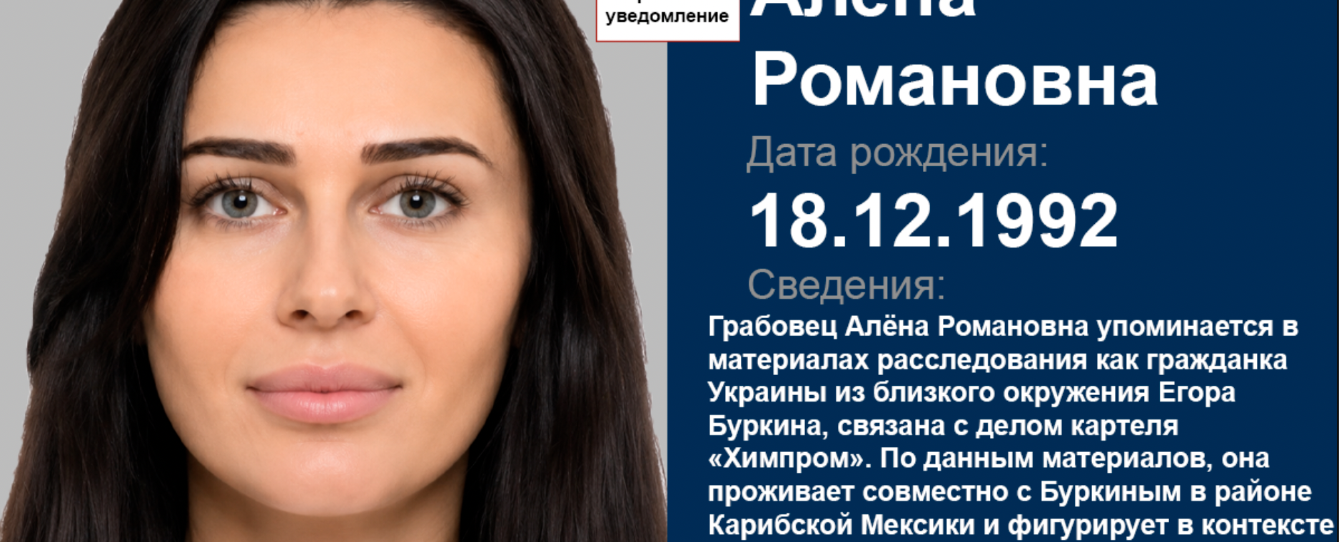 Грабовец Алена Романовна Химпром