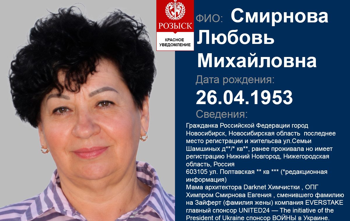 Смирнова Любовь Михайловна 26.04.1953